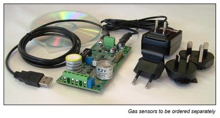 Part number ECVQ-EK3 Product Type Sensor Evaluation Board from Manufacturer SGX Sensortech 