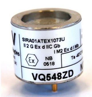 Part number VQ548ZD/W Product Type Gas Sensor - Catalytic Sensor from Manufacturer SGX Sensortech 