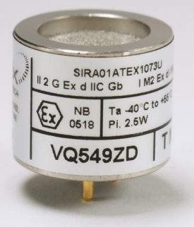 Part number VQ549ZD Product Type Gas Sensor - Catalytic Sensor from Manufacturer SGX Sensortech 
